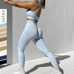 Women's Tracksuits Women's Sportswear Set Workout Clothes Athletic Wear Sports Gym Shorts Legging Seamless Fitness Bra Crop Top Suit 2pcs T230605