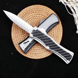 Goddess Angela CF D2 double action tactical self Defence auto folding edc knife camping knife hunting knives xmas gift a3112306n