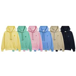 women designer hoodie womens hoodie fashion love patternletter embroidery printing pure cotton multicolor men hoodie loose versatile casual top men clothing