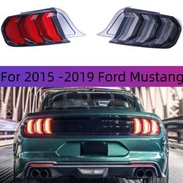 Car Styling for 20 15-20 19 Ford Mustang Taillight Assembly Plug and Play LED Rear DRL Turn Signal Brake Lamp Auto Accessories