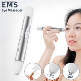 7Colors EMS Eye Care Massager Pen Eye Face Skin Tightening Anti Ageing Vibration Beauty Machine Brighten Eye Deep Import Essence L230523