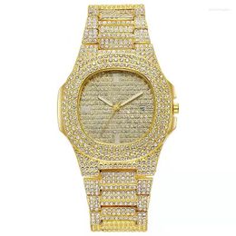 Wristwatches High Quality Luxury Fashion High-end Sky Star Full Diamond Steel Belt Lady Quartz Watch Student Girl Business Sports Clock