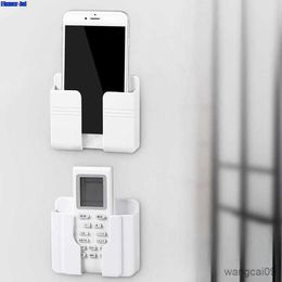 Cell Phone Mounts Holders Multifunction Wall Mounted Storage Remote Control Mounted Mobile Phone Wall Holder Charging Holder Stand R230605