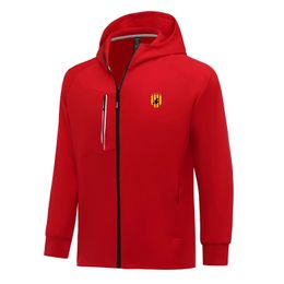 Benevento Calcio Men Jackets Autumn warm coat leisure outdoor jogging hooded sweatshirt Full zipper long sleeve Casual sports jacket