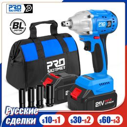 Sleutels PSIW2102 Electric Brushless 21V Impact Wrench 350NM Screwdriver Socket Liion Battery Hand Drill Power Tools By PROSTORMER