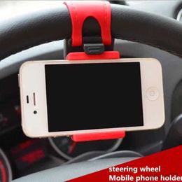 Cell Phone Mounts Holders Universal Car Wheel Clip Mount Holder for Mobile Phone GPS R230605