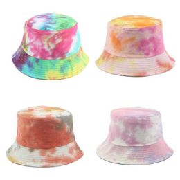 Wide Brim Hats LDSLYJR Cotton Camo Print Bucket Fisherman Outdoor Travel Sun Hat for Men and Women G230603