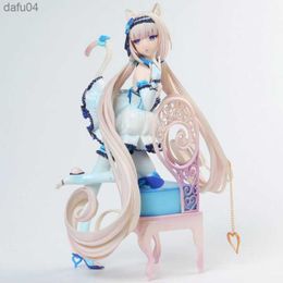 23.5cm Vanilla Chocolate Cartoon Sexy Cat Girl figure Anime PVC Action Figure Sexy cat figure Collectible model Toy L230522