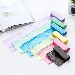 5 Rolls 75Pcs/lot Disposable Garbage Bags Household Disposable Trash Pouch Point Break Waste Pouch Plastic Trash Sack