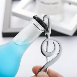 Creative Music Note Beer Bottle Opener Bar Wine Openers Corkscrew Promotions Gifts Wedding Party Favours Gadgets YFA1947