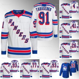 custom Hockey jersey New yor''rangers''Vladimir Tarasenko Jimmy Vesey Mika Zibanejad Barclay Goodrow Shesterkin Lindgren Patrick Kane Harpur Mikkola