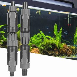 Accessories Water Pump External Hanging Purifier Aquarium Water Control Valve Fish Tank Hose Pipe Quick Release Double Tap Connector Philtre