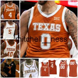 Mit8 Custom NCAA Texas Longhorns Baketball Jersey 0 Bradley 2 Tucker 4 BAMBA 13 Thompson 22 Jones 23 Aldridge 31 Allen 35 Durant 52 Turner for Men Women Youth Kids S-4XL