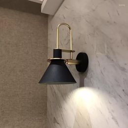 Wall Lamp Nordic Loft Bedside Led Creative Art Horn Design Coffee Shop Light Bathroom Decoration Sconce Lighting Fixtures