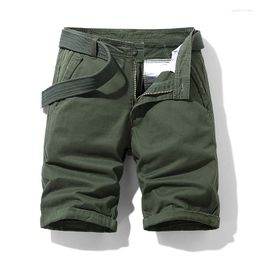 Men's Shorts 2023 Men's Summer Cotton Fashion Button Five-Point Pants Casual Loose High-Quality Solid Color Sports