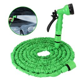 Hoses Expandable 7 Modes Adjustable Water Gun Foam Garden Hose Pipe Washing Sprayer High Pressure 230603