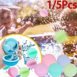 Balloon 51pcs Creative Silicone Water Balloons Boys Girl Swimming Pool Toys Kids Reusable Quick Fill Impact Open Ball Games 230605