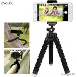 Cell Phone Mounts Holders Octopus Flexible Tripod Mobile Phone Holder Camera Stand for Bracket Picture Photo Taking Sport Accessories R230605