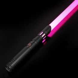 LED Light Sticks LGT LightsaberRGB Xenopixel Proffie Metal Hilt Heavy Dueling Saber with 12 Sound Fonts Sensitive Smooth Swing 230605