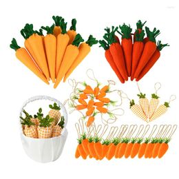 Party Decoration 3/4/10Pcs Easter Simulation Carrot Cloth Crafts Home Decor DIY Cute Desktop Ornament Kids Toys Holiday Supplies