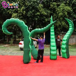 Outdoor Event Advertising 3mH Inflatable Octopus Tentacles Inflation Squid Fingers Hands Balloons Model For Decoration With Air Blower 3M Height Toys Sports