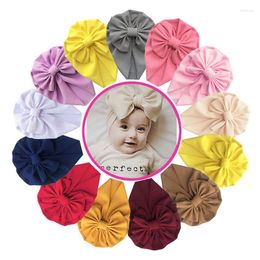 Hats Children Hat Baby Corn Kernels Bowknot Turban Fabric Fetal Cap Hood