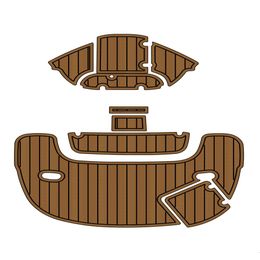 2005 Stingray 220 DR Swim Platform Step Pad Boat EVA Foam Teak Deck Floor Mat Backing Adhesive SeaDek Gatorstep Style Floor