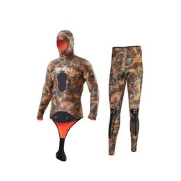 Men's Thermal Wetsuit Spearfishing 5 mm Neoprene Adult's Diving Swimming Snorkelling Surfing Scuba GBS diving suit Warm S294M