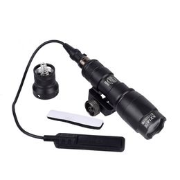 Picatinny Rail Tactical M300 M300C Scout Light Remote Tail Switch For Rifle Flashlight AR15 M4 HK416 Hunting Fit 20mm Rail-Black