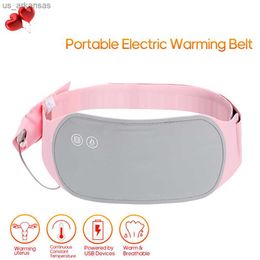 Heating Waist Belt Graphene Heating Therapy USB Warming Waist Belt Menstrual Cramps Abdomen Pain Relief (Without Power-bank) L230523