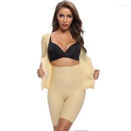 Women's Shapers Women Underwear Bodysuit Abdomen Compression Body Shaper Waist Slimming Belt Belly Smooth Shapewear Tummy Control Lingerie