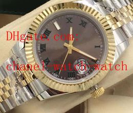 Top Quality Stainless Steel And Gold Roman Mens Watches 41mm Datejust 126234 126333 126331 126334 Asia 2813 Movement Mechanical Automatic Men's Wristwatches