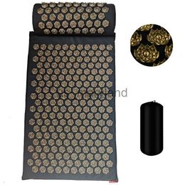 Yoga Mats Spike Massage Lotus Acupuncture Cushion Massage Mat Acupressure Relieve Stress Back Body Pain Spike Mat Acupuncture Mat J230506