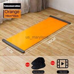 Yoga Mats 140/180/200cm Multifunctional Exercise Running Mat Leg Core Training Workout Board for Ice Hockey Roller Skating Leg Exercise J230506