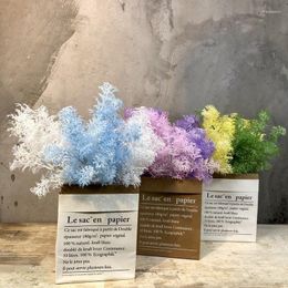 Decorative Flowers Wedding Props Simulation Fog Flower Artificial Home Decoration Modeling Smog Grass