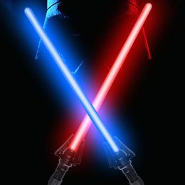 LED Light Sticks Lightsaber RGB Star Laser Sword Toys Saber 7 Colors Change Kids Force FX FOC Blaster Jedi Gift 230605