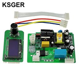 Soldeerijzers KSGER Hot Air Gun SMD Station DIY Kits OLED Controller Electric Power Tools Dryer 700W Sleeping Mode Nozzles Desoldering Quick