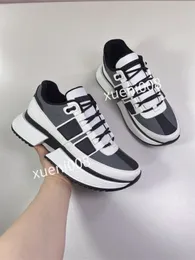 new Mens Classics Casual shoes designer leather lace-up sneaker fashion Running Trainers Letters woman shoes Flat Printed gym sneakers