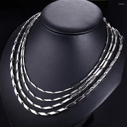 Chains Fashion 1/2/3/4/5/6mm Rope Chain Necklace Twisted Necklaces For Women Men Jewellery Drop Party Wedding