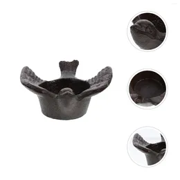 Candle Holders Taper Candlestick Bird Statue Holder Tea Light Stand Decor Diffuser 12X10X4CM Brown Iron