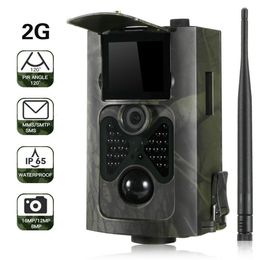 Hunting Cameras Infrared Trail Camera 2G 16MP 1080P SMS MMS P Night Vision Surveillance Wildlife Po Trap Game Cam HC550M 230603