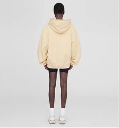 2023 AB BING Women Designer Harvey Hoodies Cotton Yellow Round Neck Loose Sweatshirts ANINEE Fashion Hooded Sweater Hig