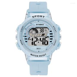 Wristwatches Electronic Watch Students Boys And Girls Plastic Strap Multifunctional Waterproof Luminous Calendar Sports
