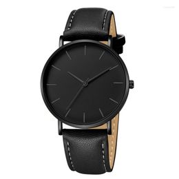 Wristwatches Men's Quartz Watches Women's Belt Ultra-thin Dial Fashionable Casual Business Sports Couple For Men And Women