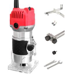 Joiners 1080W Manual Milling Wood Router & Carving Working Machine 1/4 Shank Wood Milling Cutter Tools Woodworking Engraving Machine