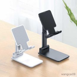 Cell Phone Mounts Holders Universal Desktop Mobile Phone Holder Stand for Adjustable Foldable Table Cell Phone Desk Stand Holder R230605