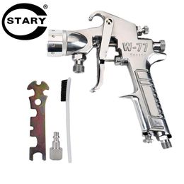 Spraypistolen STARY HVLP Spray Gun Nozzle size 2.5/3.0/3.5mm Pneumatic Pressure Feed Paint Sprayer Air Spray Gun for Wall Painting Prime Coat