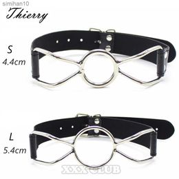 Thierry Sex Toys Ring Gag Flirting Open Mouth with O-Ring During Sex Bondage Restraints Roleplay Adult Erotic Play for Couples L230518