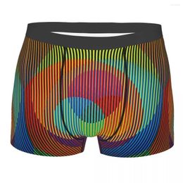Underpants Custom Carlos Cruz Diez Kinetic And Optical Art Underwear Men Stretch Boxer Briefs