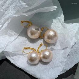 Hoop Earrings Cute Pearl Studs For Women Gold Colour Eardrop Minimalist Tiny Huggies Hoops Wedding Fashion Party Jewellery
